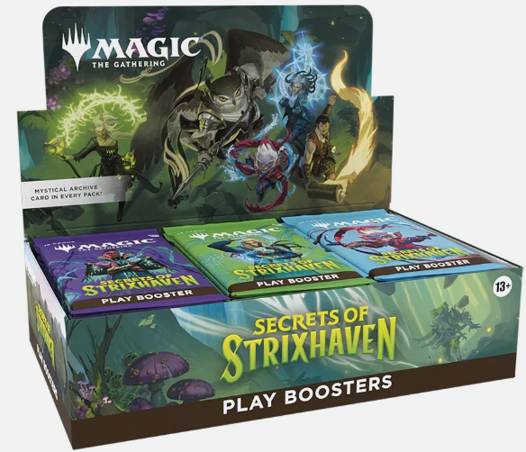Sealed Magic The Gathering Secrets of Strixhaven Play Booster Box – 30 packs